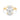 Briseida | Solitaire 14K Yellow Gold Tulip Gallery Engagement Ring - Lab Grown Diamonds, Moissanite Front View
