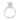 Yazmin| Emerald Solitaire Hidden Halo Grooved Shank Moissanite 14K White Gold Engagement Ring - Diamond Daughters, Top View