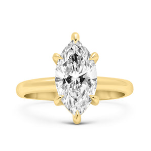 Marquise Moissanite 14K Gold Engagement Ring
Diamond Daughters
