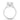 Macy | Split Shank 14K White Gold Engagement Ring - Lab Grown Diamonds, Moissanite Back side View