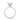 back view custom solitaire engagement ring with a hidden halo 14k white gold