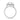 Stephanie | Oval Halo Accent Stone 14K White Gold Engagement Ring - Diamond Daughters, Top View