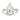 Ally | Pear Moissanite 14k Yellow Gold Engagement Ring - Diamond Daughters, Front View