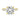 Andrea | Round Moissanite 14k Yellow Gold Engagement Ring - Diamond Daughters, Front View