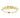Camila | Twisted 14K Yellow Gold Wedding Band - Diamond Daughters, Front View