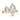 Jessica | Bezel Toi-et-moi 2 Stone Marquise 14K Yellow Gold Engagement Ring - Diamond Daughters, Front View