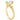 Kate | Oval 10 Round Accent Stone 14K Yellow Gold Engagement Ring - Diamond Daughters, Top Side View