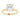 Oval Moissanite Solitaire 14K Yellow Gold Engagement Ring 10x7mm Around 2.82ct - Diamond Daughters, Front View