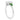 Phavady | Oval Moissanite 14K White Gold Engagement Ring - Diamond Daughters, Side View