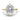 Violet | Oval Moissanite 14k Yellow Gold Engagement Ring
Diamond Daughters, Front View