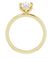 2.01CT Marquise Lab Grown Diamond Solitaire 14K Yellow Gold Engagement Ring - Diamond Daughters, Top View