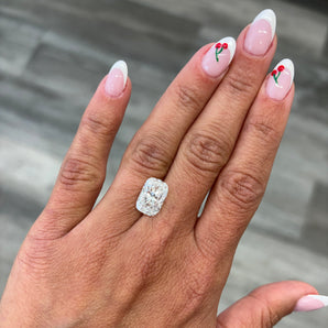 4.57CT Elongated Cushion Lab Grown Diamond
