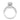 Julianna | Oval Moissanite Pave 14k White Gold Engagement Ring - Diamond Daughters, Top View