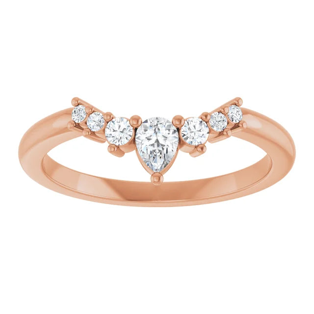 LUCY |  Diamond Wedding Band