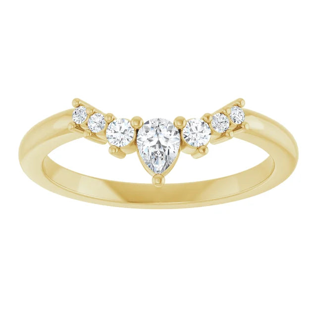 LUCY |  Diamond Wedding Band