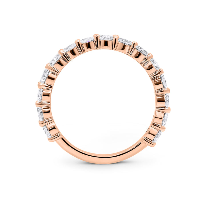 Sahar | Oval Lab Grown Diamond Wedding Band