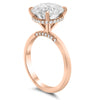 Agnes | Round Moissanite Engagement Ring - Diamond Daughters