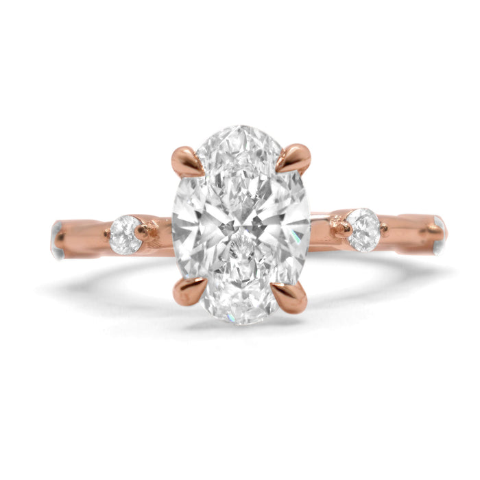 Alison | Oval Moissanite Engagement Ring - Diamond Daughters