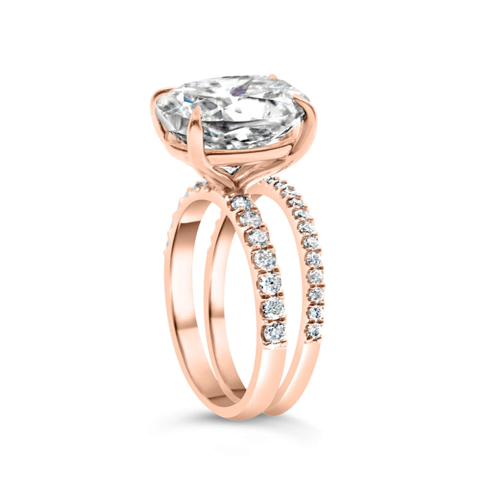 Alli May | Oval Moissanite Engagement Ring - Diamond Daughters