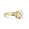 ALLISON | Cushion Accent Shapes Engagement Ring - Diamond Daughters