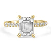 Ally Emerald Engagement Ring Setting - Diamond Daughters