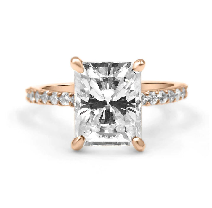 Ally Radiant Engagement Ring Setting - Diamond Daughters