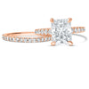 Ally | Radiant Moissanite Engagement Ring Set - Diamond Daughters