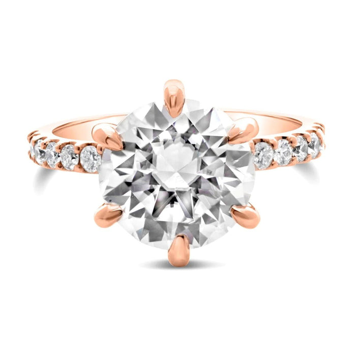 Ally Round Engagement Ring Setting - Diamond Daughters