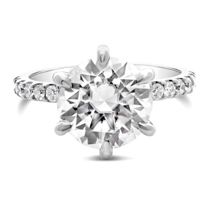 Ally Round Engagement Ring Setting - Diamond Daughters