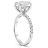 Andrea | Elongated Cushion Moissanite Engagement Ring - Diamond Daughters