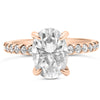 Andrea | Oval Moissanite Engagement Ring - Diamond Daughters