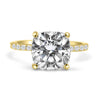 Angela | Cushion Moissanite Engagement Ring - Diamond Daughters