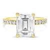 Angela Emerald Engagement Ring Setting - Diamond Daughters