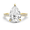 Angela | Pear Moissanite Engagement Ring - Diamond Daughters