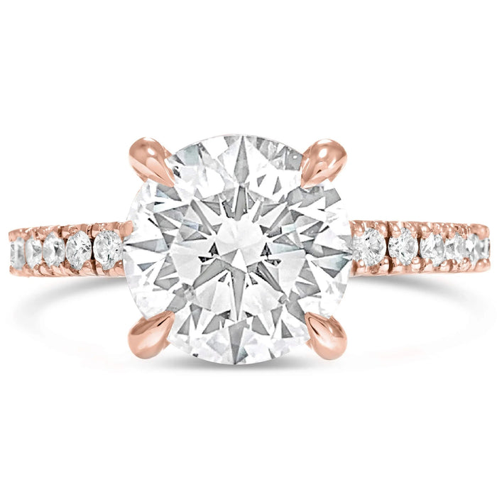 Angela Round Engagement Ring Setting - Diamond Daughters