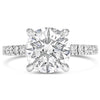 Angela | Round Moissanite Engagement Ring - Diamond Daughters