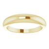 Ava | 14K Yellow Gold Wedding Band - Diamond Daughters, Front View