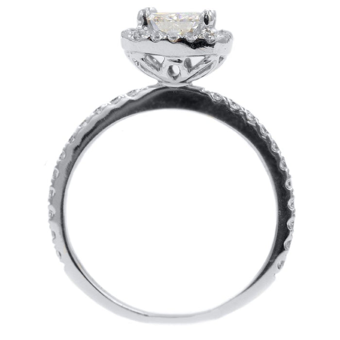 CHELSEA | Radiant Halo Engagement Ring - Diamond Daughters