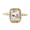 CHELSEA | Radiant Halo Engagement Ring - Diamond Daughters