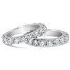 Cynthia | Half Diamond Wedding Band - Diamond Daughters