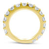 Cynthia | Half Diamond Wedding Band - Diamond Daughters