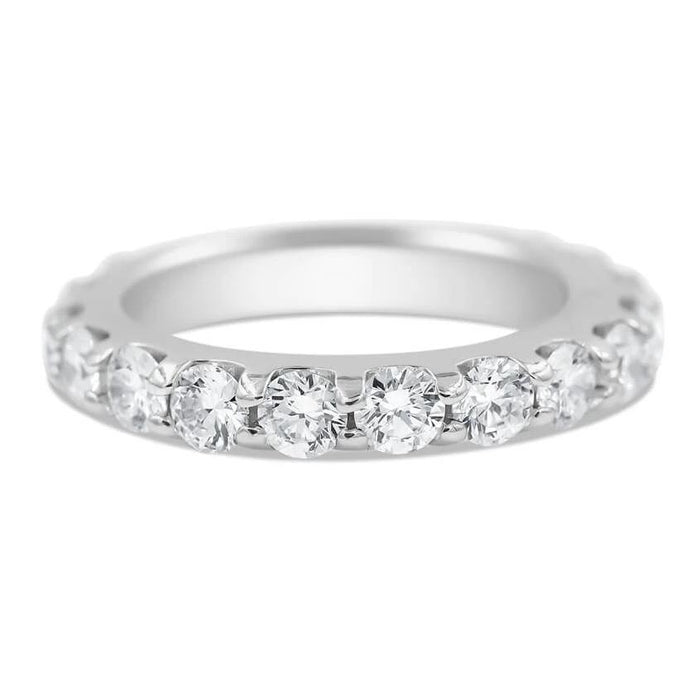 Cynthia | Half Diamond Wedding Band - Diamond Daughters