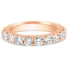 Cynthia | Half Diamond Wedding Band - Diamond Daughters