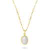 Dream Jadeite necklace in 14K Solid Gold - Diamond Daughters