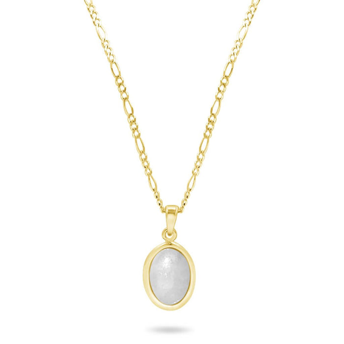 Dream Jadeite necklace in 14K Solid Gold - Diamond Daughters