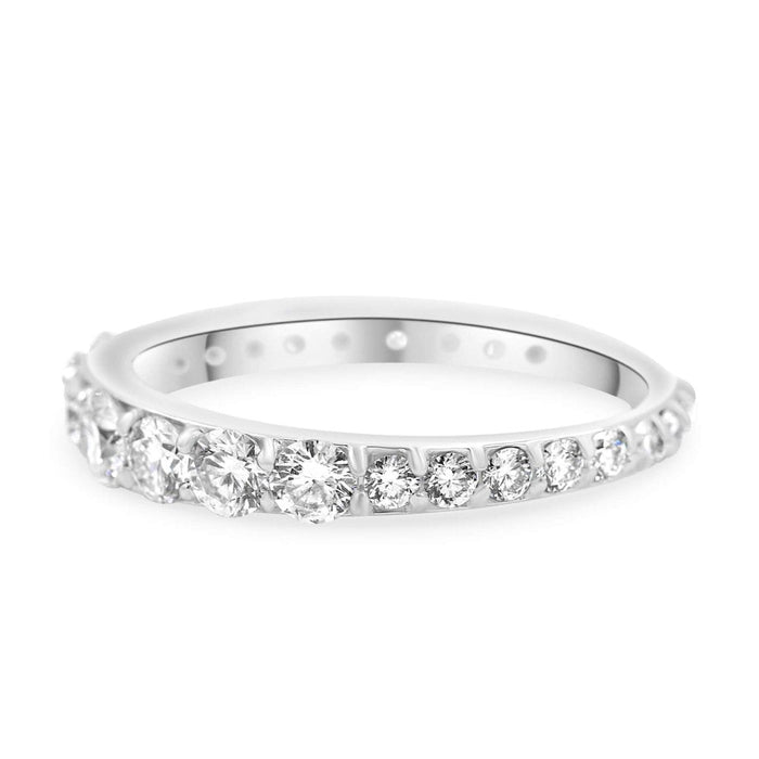 EMMA | Tapered Diamond Wedding Band - Diamond Daughters