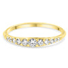 EMMA | Tapered Diamond Wedding Band - Diamond Daughters