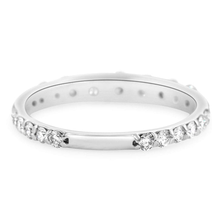 EMMA | Tapered Diamond Wedding Band - Diamond Daughters