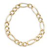 Figaro Chain Ring 14K Yellow Solid Gold - Diamond Daughters