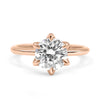 Jade | Round Moissanite Engagement Ring - Diamond Daughters